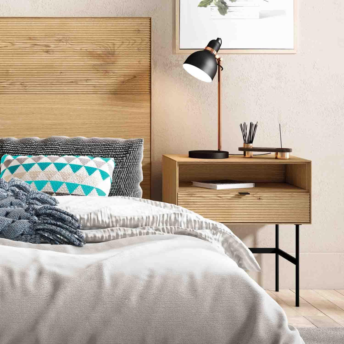 TULSA HIGH noční stolek 2