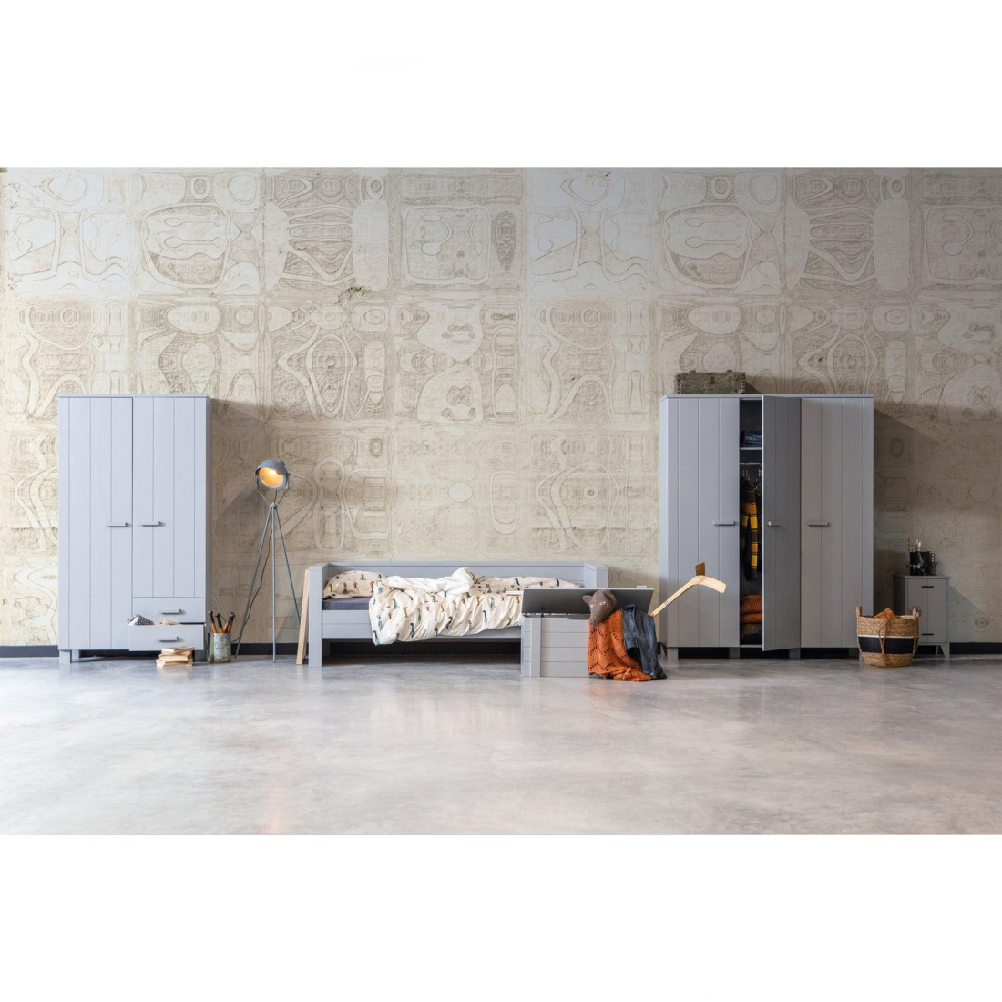 DENNIS GREY šatní skříň se... 2