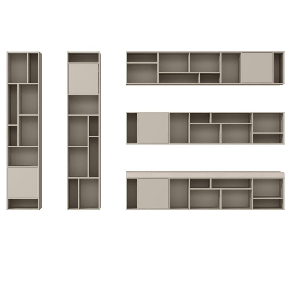 LATTERBANK nástěnná police 2