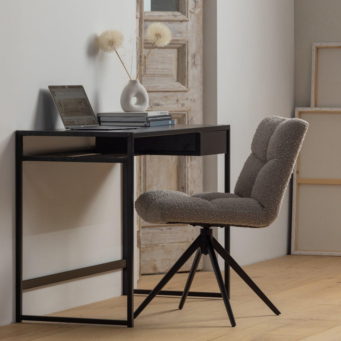 VINNY BOUCLE otočná židle 2