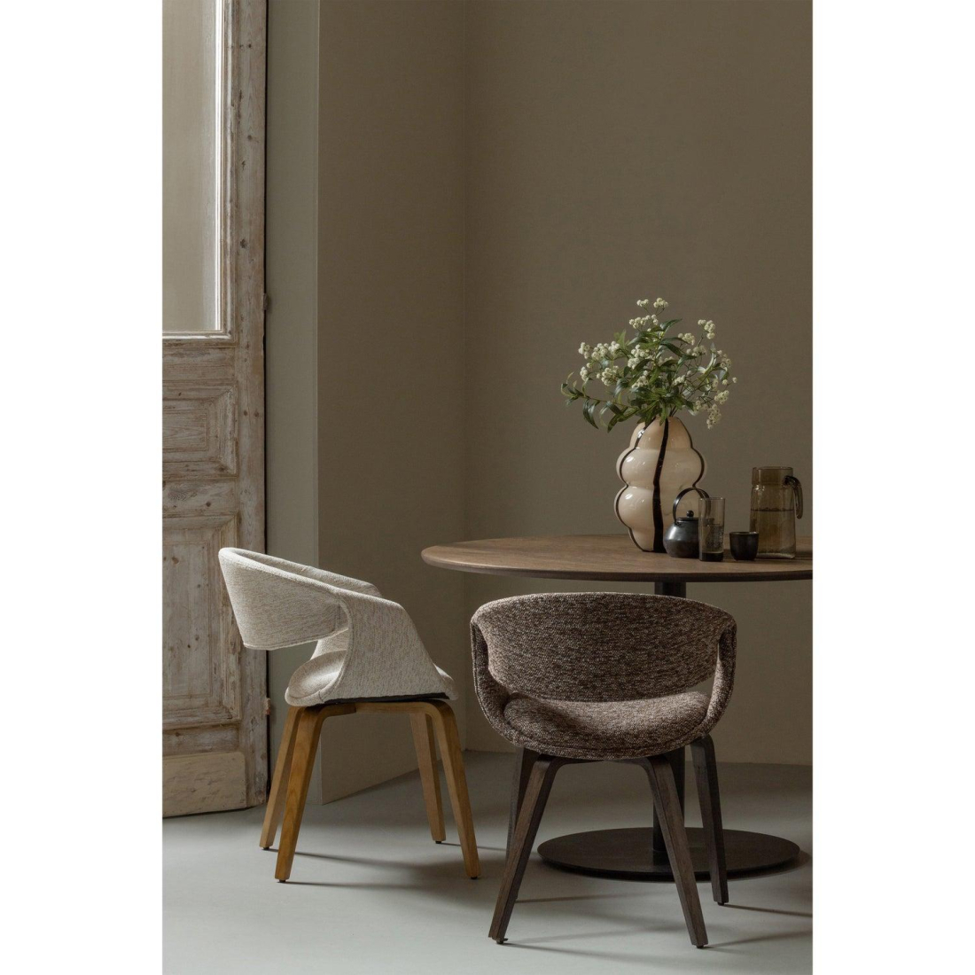 YOSSI WOOD BROWN židle 2