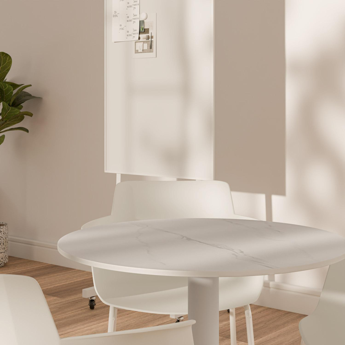 LYA WHITE bistro stůl 2