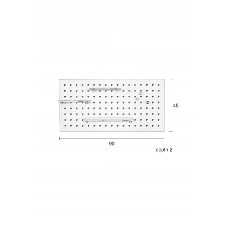 SPIKE 90 W knihovna - police