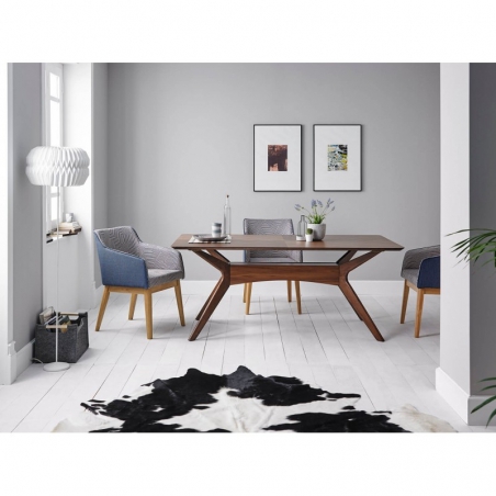 RONY OAK ROUND stôl