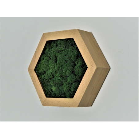 Machový 6-uholník z masívneho dubu