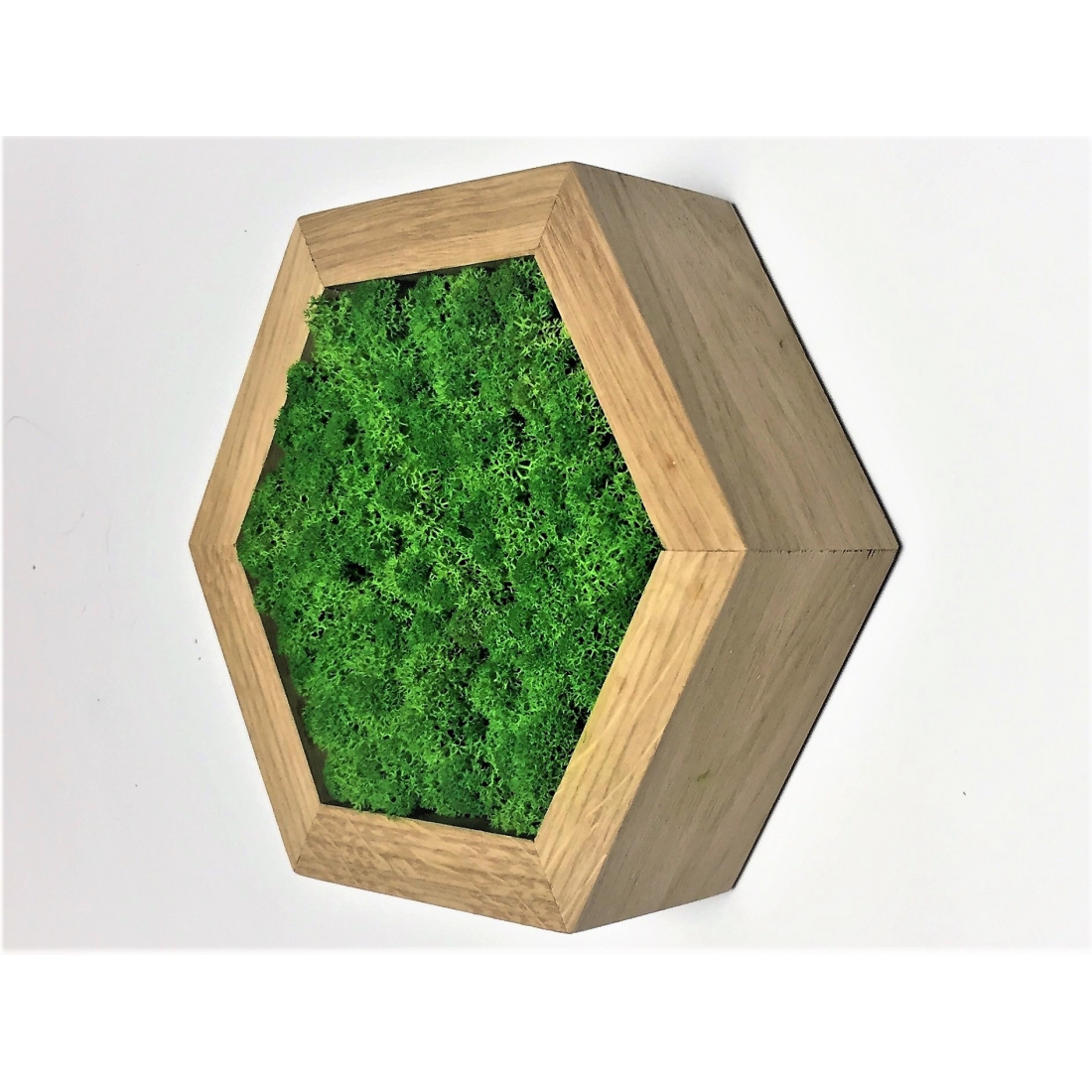 Machový 6-uholník z masívneho dubu