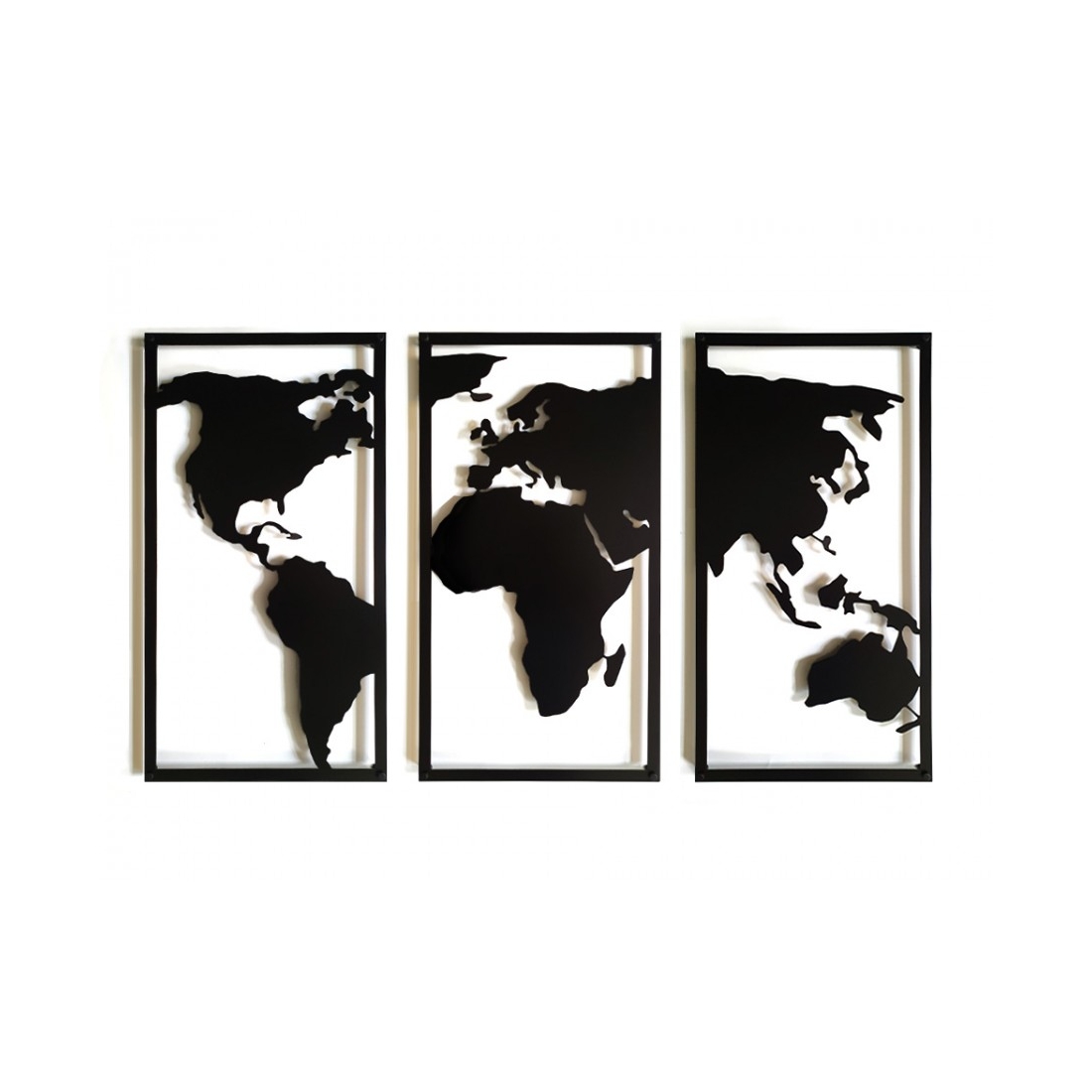 WORLD MAP TRIPTYCH D 3...