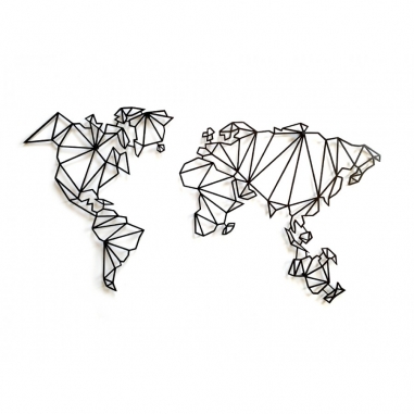 WORLD MAP GEO dekorace