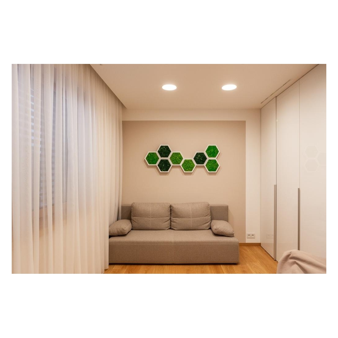 BOLMOSS mechový 6-úhelník z... 2