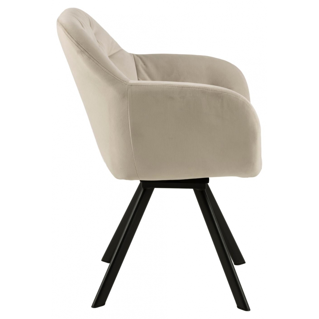 LOLA BLACK otočná židle 2