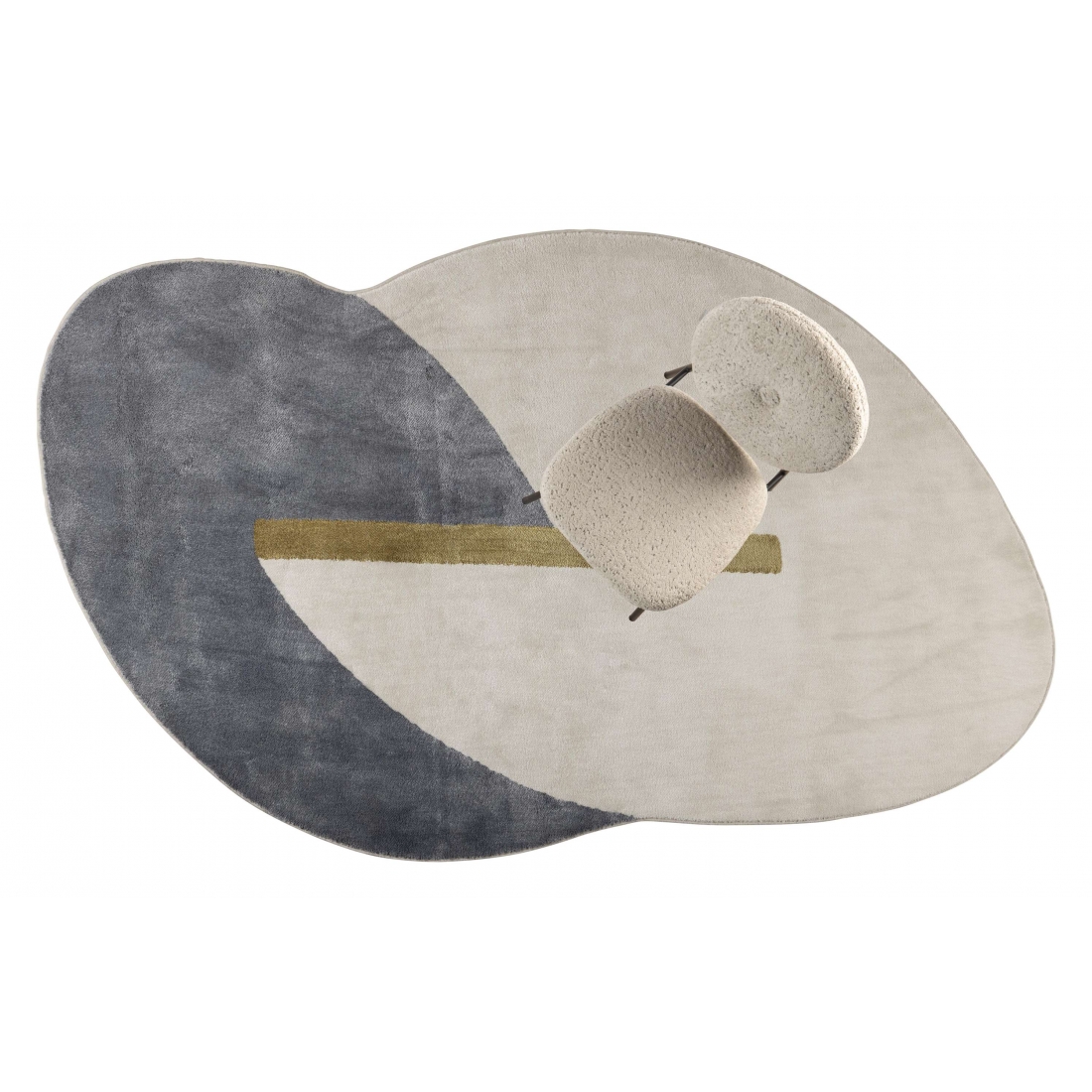 ZUIVER PHILA BLUE koberec 2