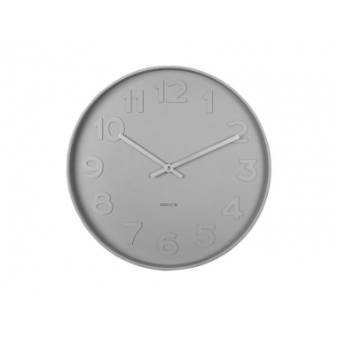 KARLSSON NUMBERS MR GREY nástěnné hodiny