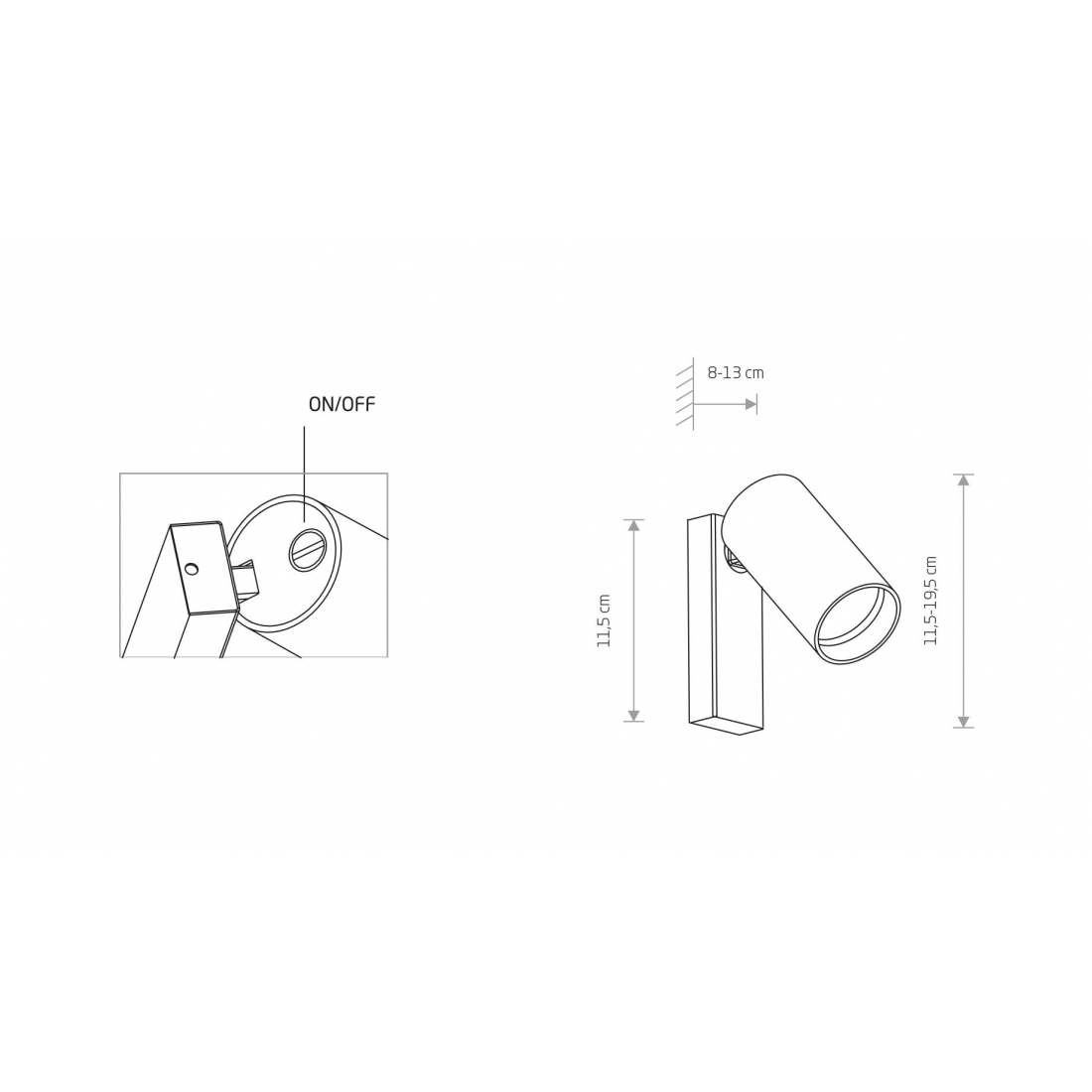 MONO I nastěnná lampa 2
