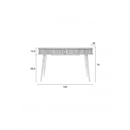 ZUIVER BARBIER CONSOLE TABLE