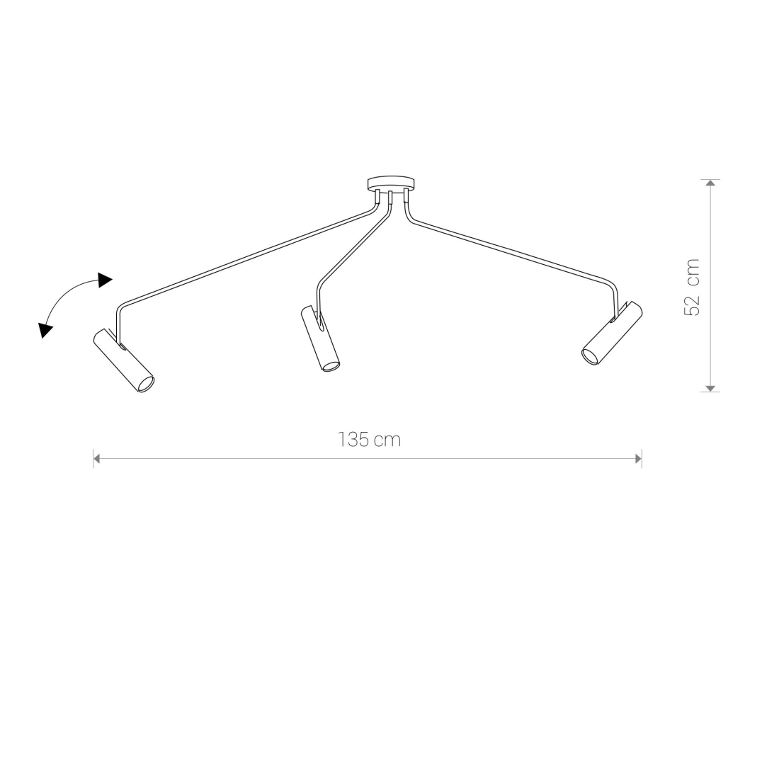 EYE SUPER 3 visící lampa 2