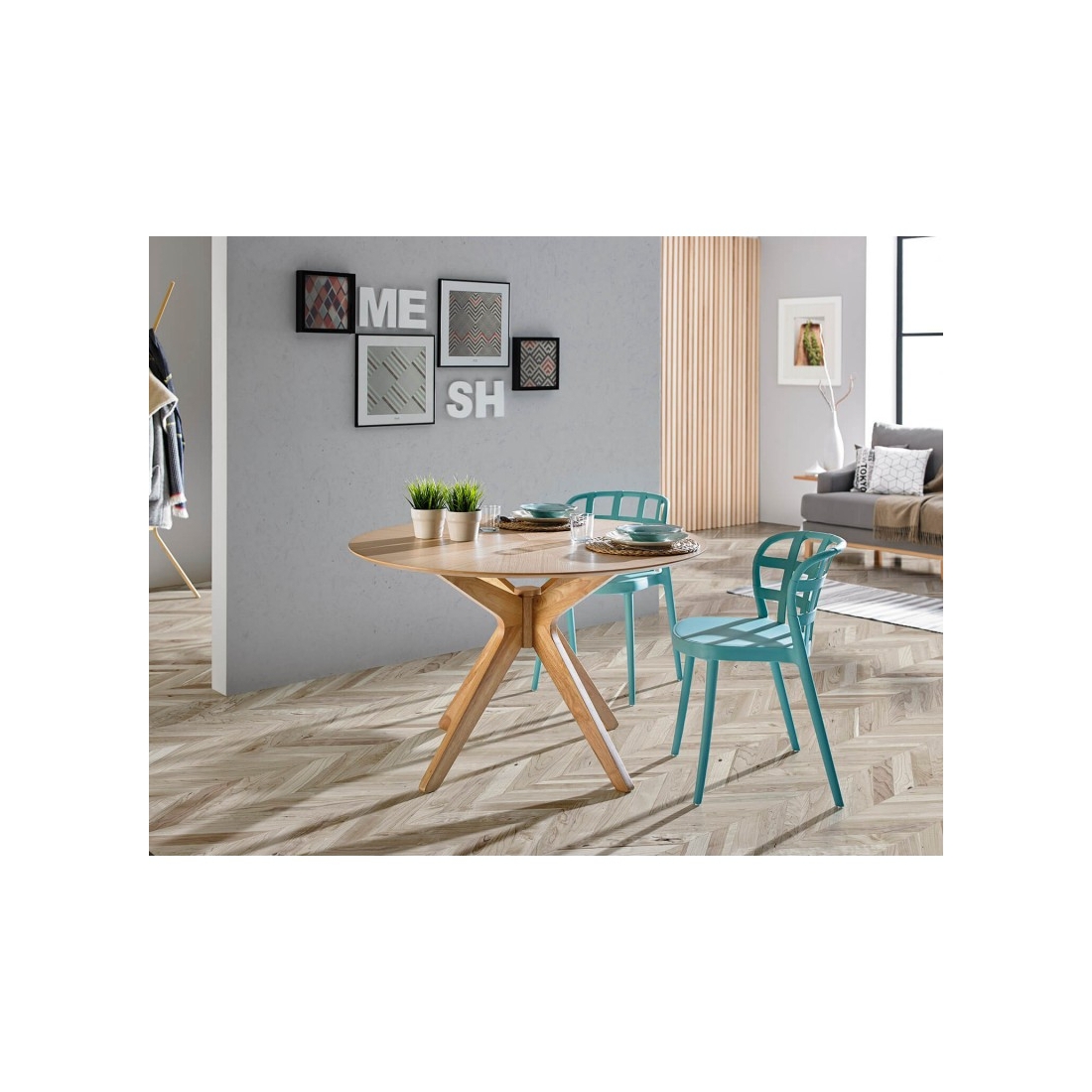 SOFIJA OAK ROUND stůl 2