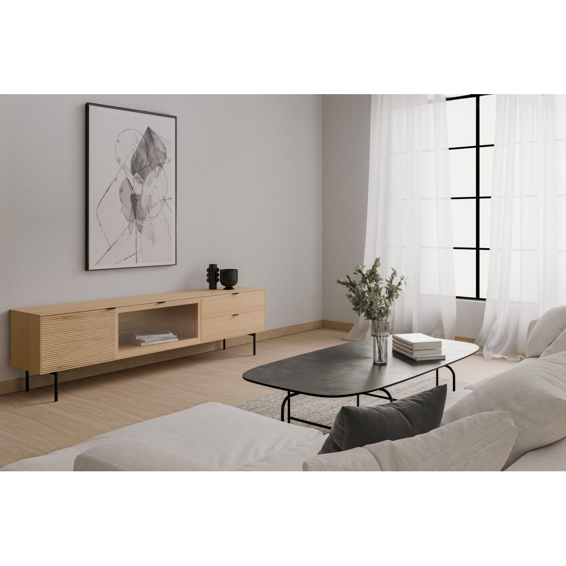 MUEBLE TV stolek 2