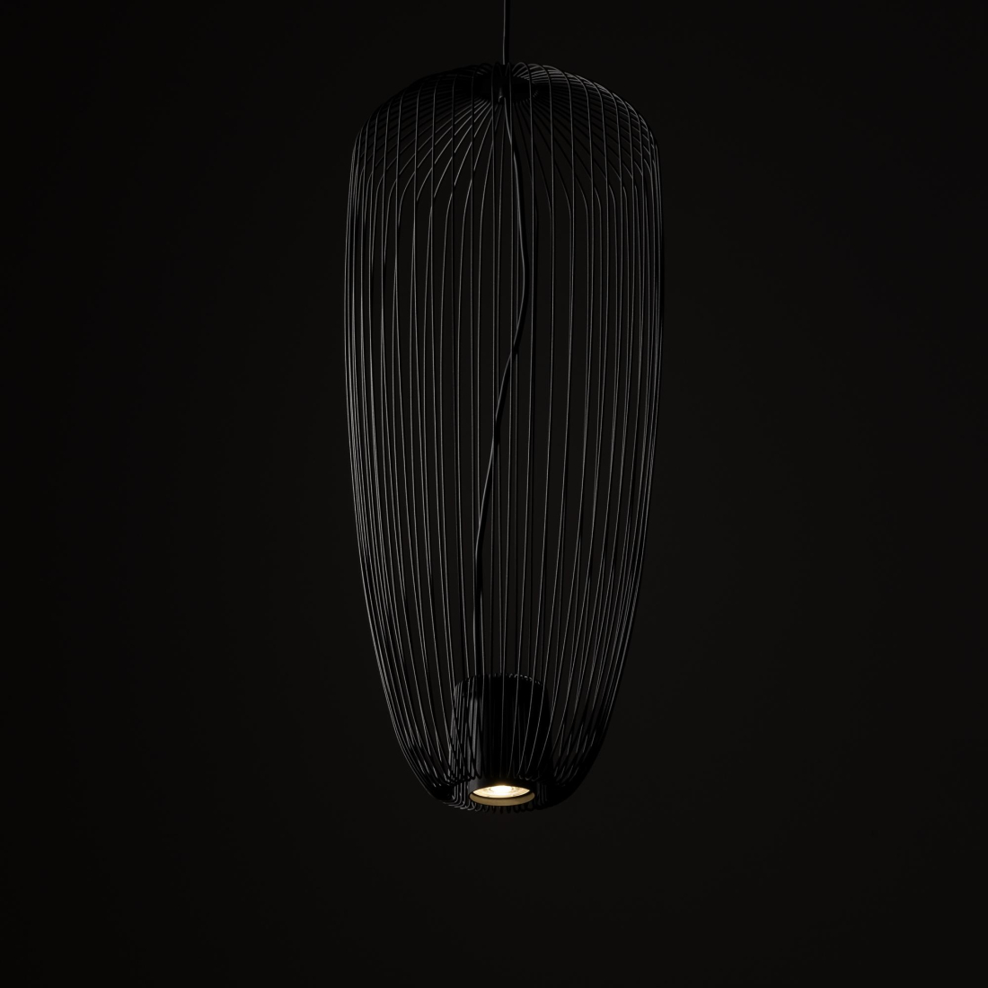 PUMPKIN ANTRACIT visící lampa 2