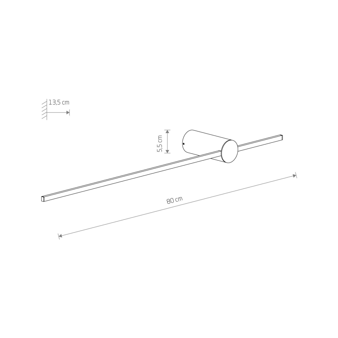 SADER M nástěnná lampa 2
