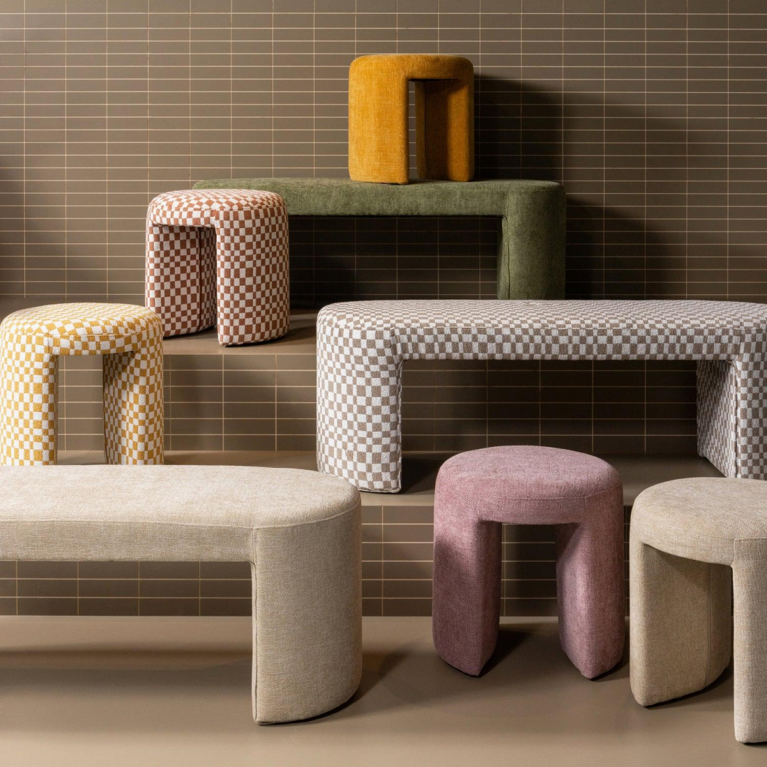 JACOB CHECKERED lavice 2