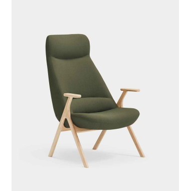 DINS HIGH WOOD NATURAL křeslo